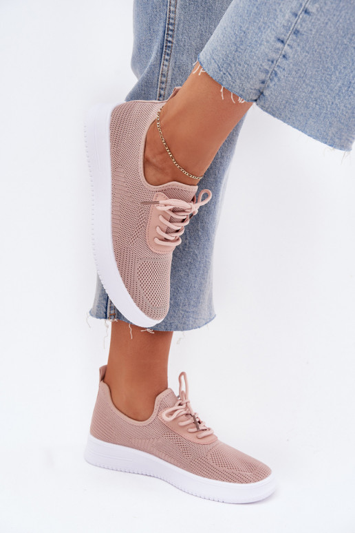  Un modèle convaincant baskets avec une plateforme Féminin couleur rose Kalyra