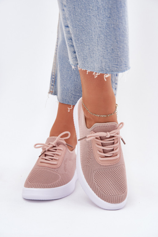  Un modèle convaincant baskets avec une plateforme Féminin couleur rose Kalyra