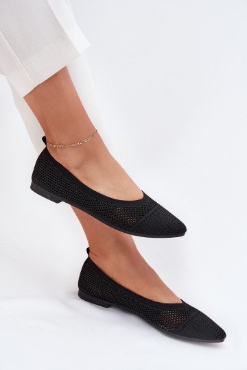 grille Ballerines Féminin couleur noire Alvona