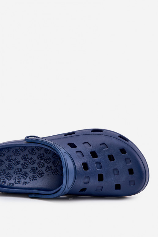 Chaussons Mâle Pantoufles légères LEMIGO 807 bleu foncé Chaussons Mâle Pantoufles légères LEMIGO 807 bleu foncé