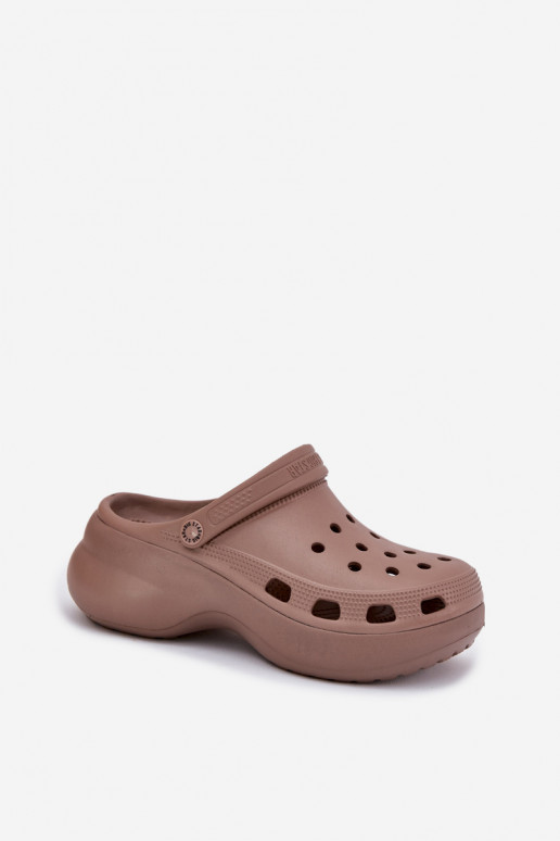 Pantoufles légères Pantoufles pour femmes avec des semelles massives à la mode Big Star RR274A121 beige