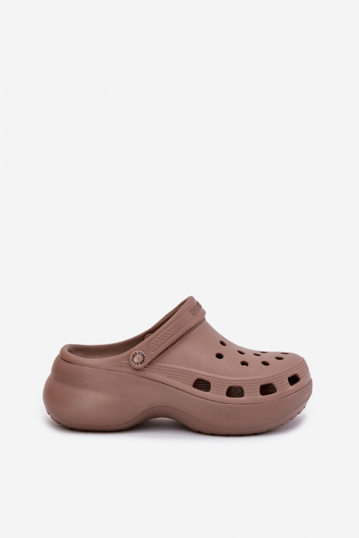 Pantoufles légères Pantoufles pour femmes avec des semelles massives à la mode Big Star RR274A121 beige