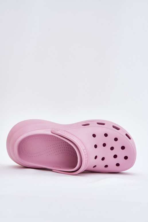 Pantoufles légères Pantoufles pour femmes avec des semelles massives à la mode Big Star RR274A120 couleur rose