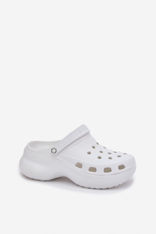 Pantoufles légères Pantoufles pour femmes avec des semelles massives à la mode Big Star RR274A119 couleur blanche