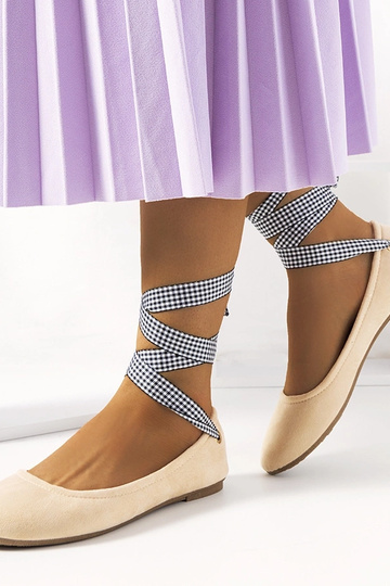 Chaussures roses avec nœud, « Acro »