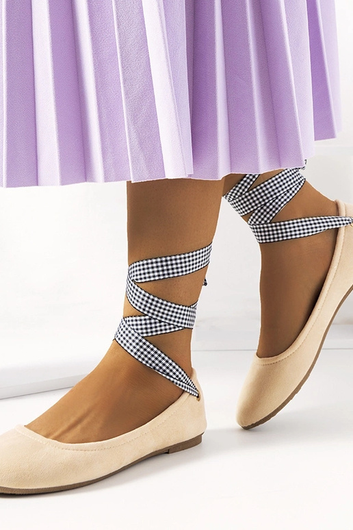 Chaussures roses avec nœud, « Acro »