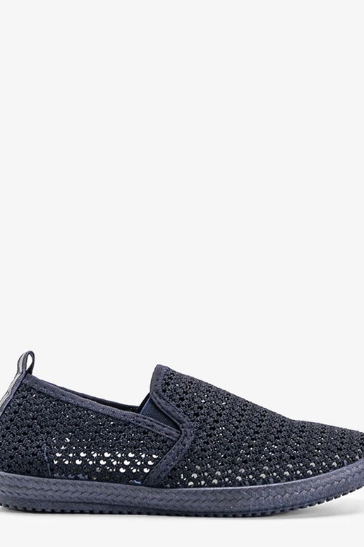 Ballerines ajourées bleu foncé, «...