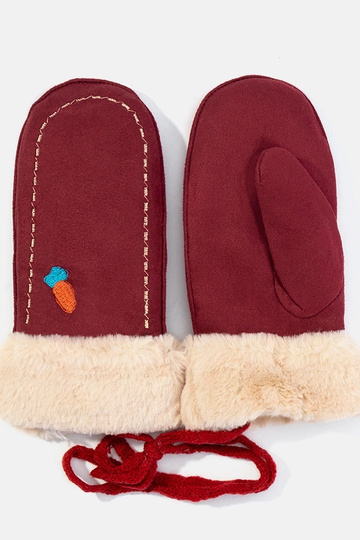 Gants pour enfants Bordeaux Carotte