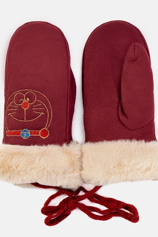 Gants pour enfants Burgundy Kitty