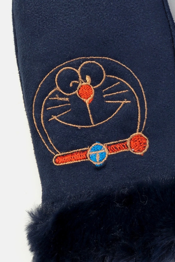 Gants pour enfants bleu marine Kitty 2