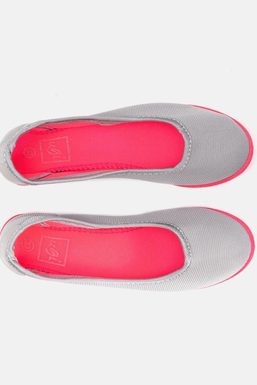 Ballerines pour enfants Geneseo grises et roses