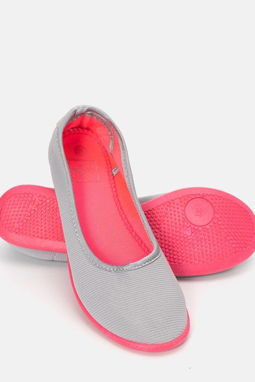 Ballerines pour enfants Geneseo grises et roses 2