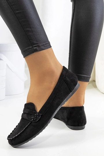 Mocassins noirs pour femmes Nieves 2
