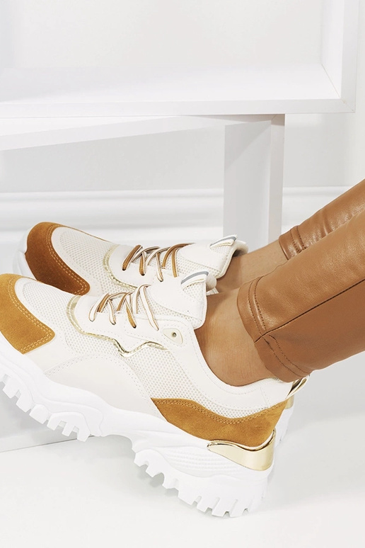 Chaussures de sport Osorio beiges Chaussures de sport Osorio beiges