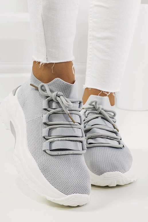 Baskets grises pour femmes Barraza Baskets grises pour femmes Barraza