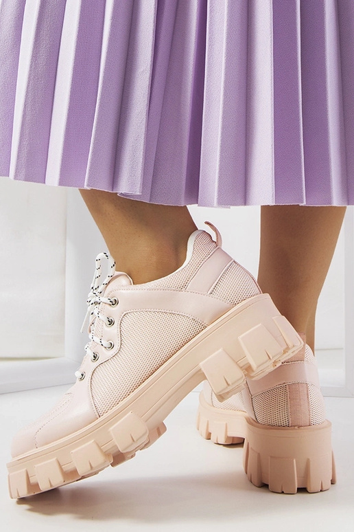 Baskets Bernic Rose pour Femme