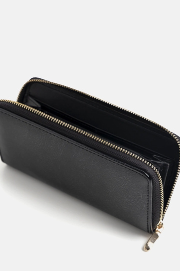 Portefeuille métallisé noir... 2