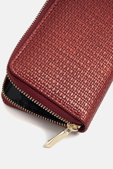Portefeuille femme rouge Hinds