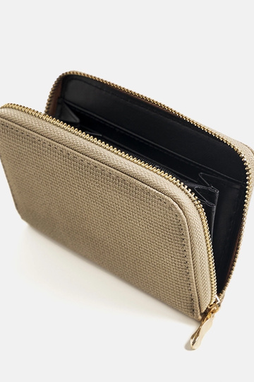 Portefeuille Gunn beige pour femme 2