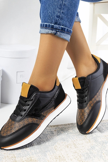 Baskets noires Chiara pour femme 2