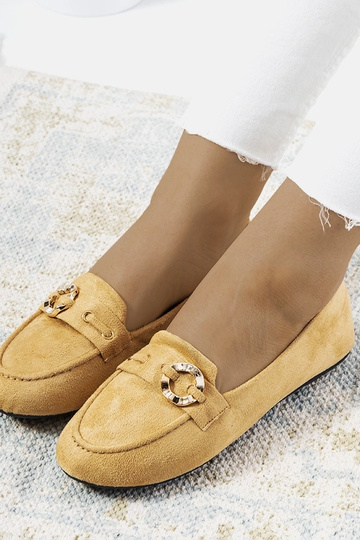 Mocassins femme beiges Leila 2