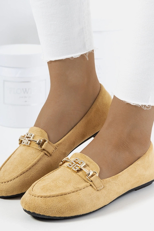 Mocassins à boucle Cardoso beige