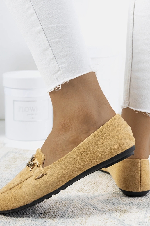 Mocassins à boucle Cardoso beige