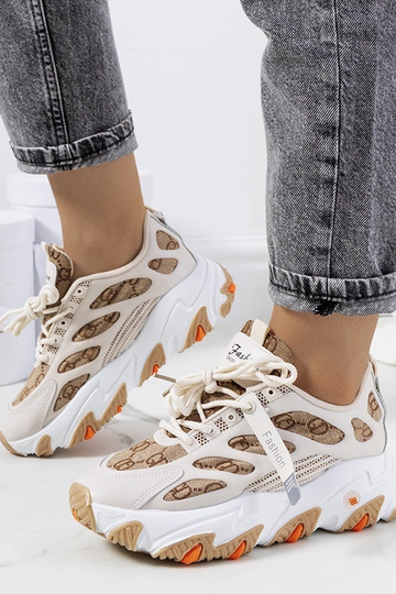 Baskets femme Melsen beiges