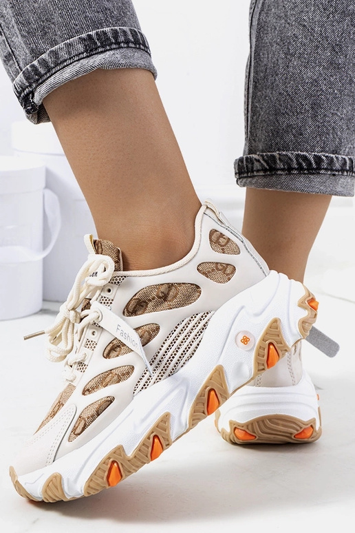 Baskets femme Melsen beiges