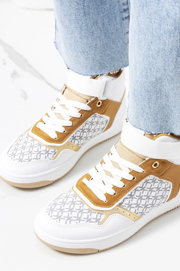 Baskets montantes blanches Emmers