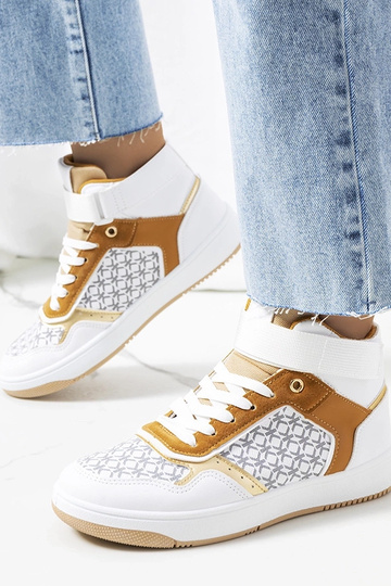 Baskets montantes blanches... 2