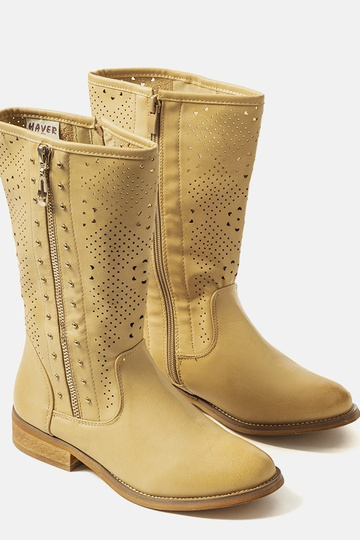 Bottines Zaina Beige pour... 2