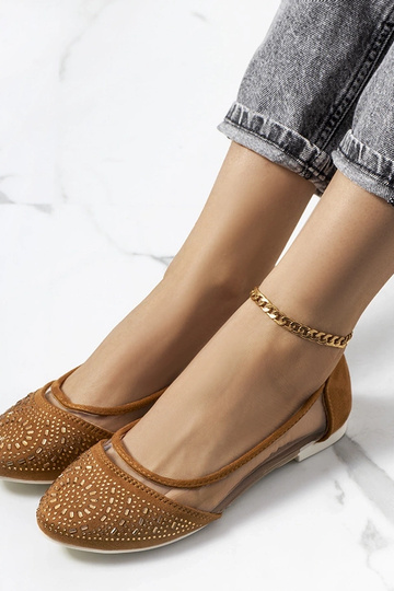 Ballerines Malene marron... 2