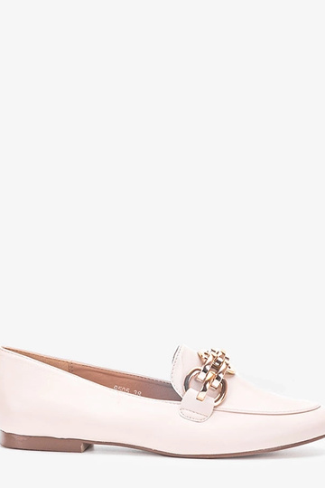 Mocassins à chaîne beige Segarra 2