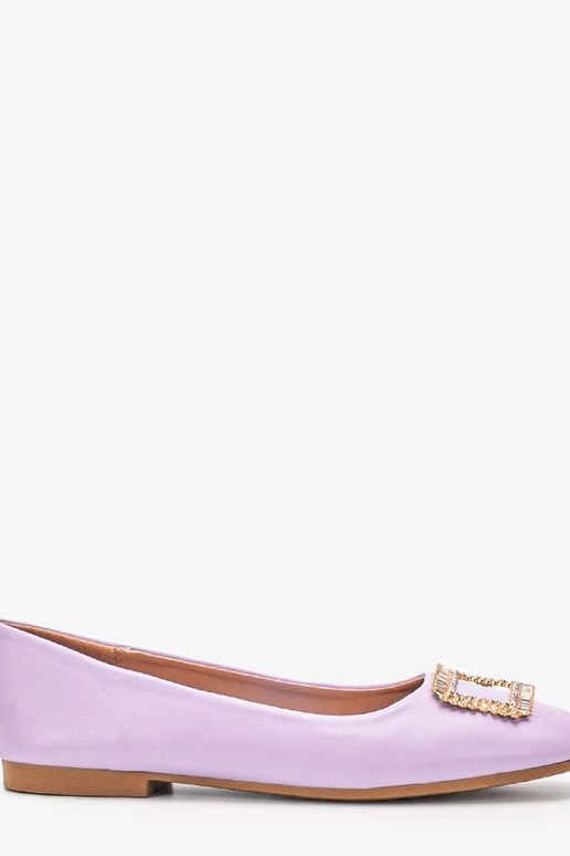 Ballerines violettes Rhonda