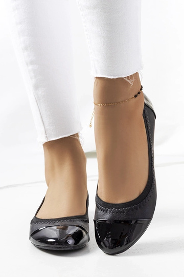 Ballerines noires pour femmes Lapko 2