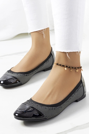 Ballerines Jonna à pois noirs