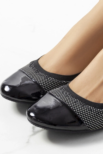 Ballerines Jonna à pois noirs 2