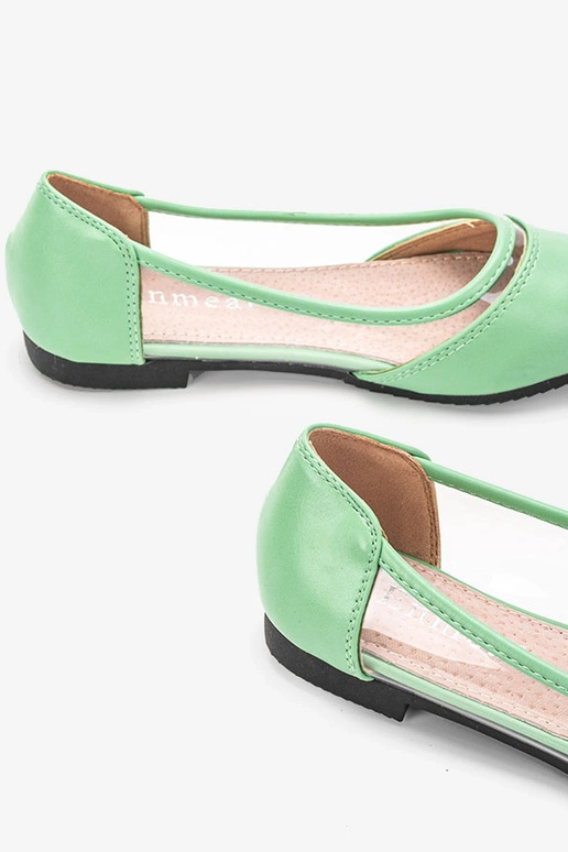 Ballerines Juva vertes...