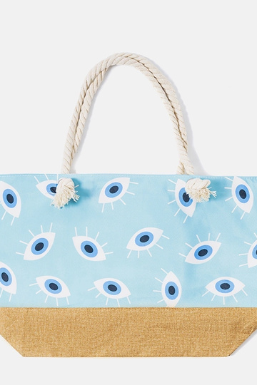 Sac de plage bleu, « Elsina »