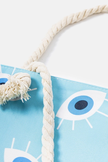 Sac de plage bleu, « Elsina » 2