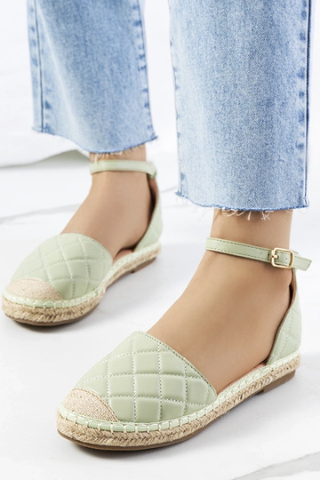 Espadrilles vertes Faiza