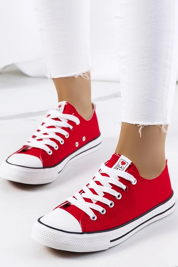 Baskets rouges classiques pour femmes Kolind