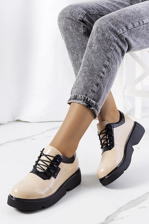 Bottines couleur sable, « Parram »