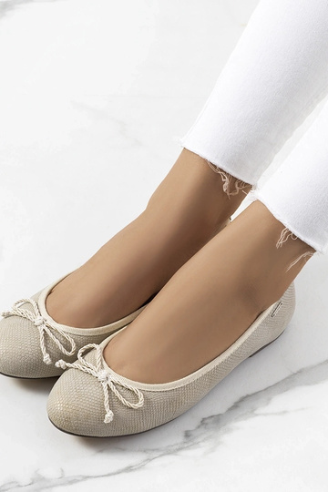 Ballerines femme beiges Villers 2