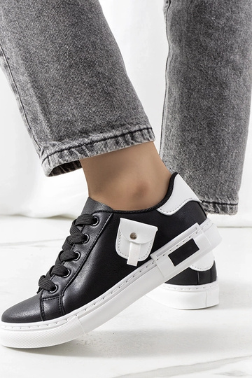 Baskets de sport noires pour femmes, « Frame » 2