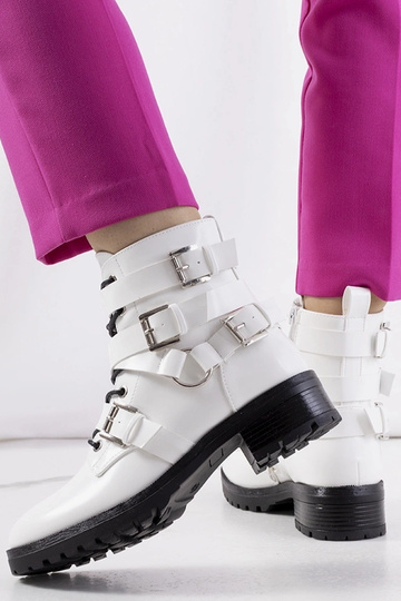 Bottines blanches Donsa 2