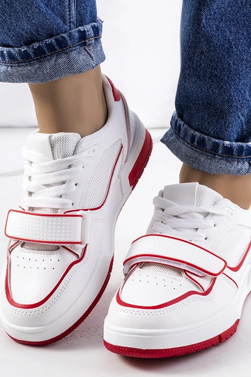 Baskets rouges pour femmes Kadie