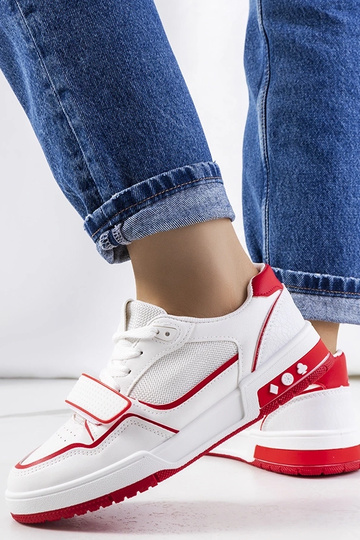 Baskets rouges pour femmes Kadie 2