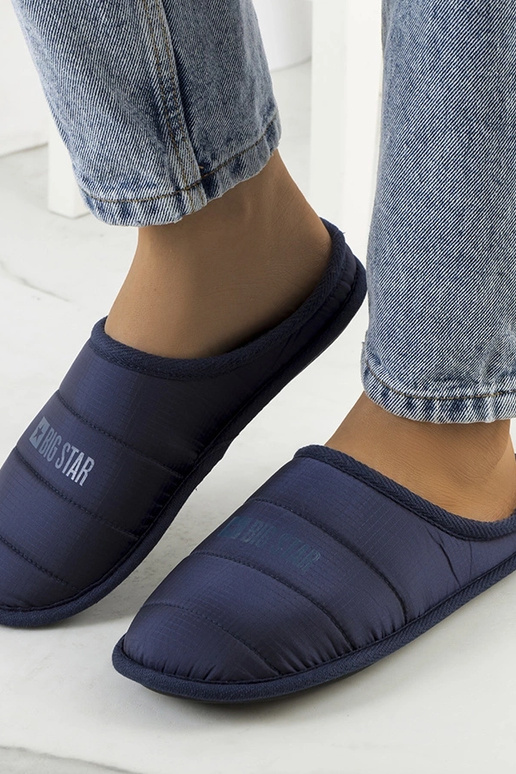 Chaussons isolants bleu marine pour...